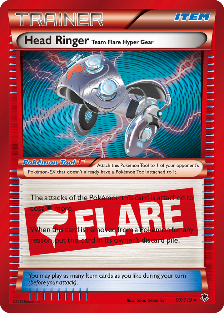 Head Ringer Team Flare Hyper Gear (97/119) [XY: Phantom Forces] 