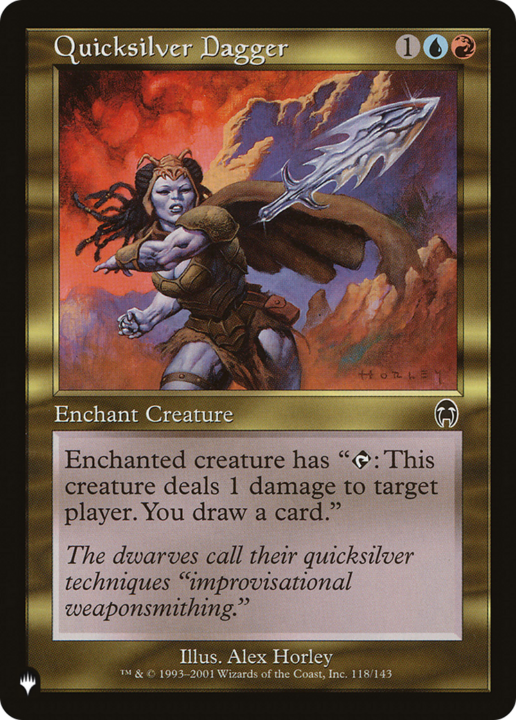 Quicksilver Dagger [The List Reprints] 