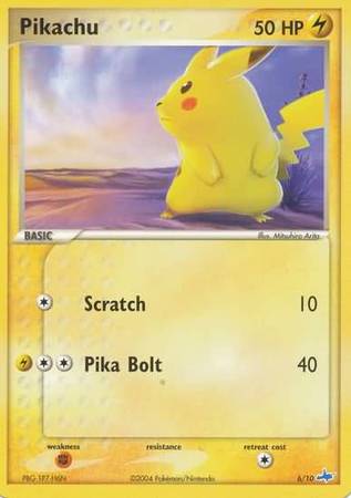 Pikachu (6/10) [EX: Trainer Kit - Latios] 