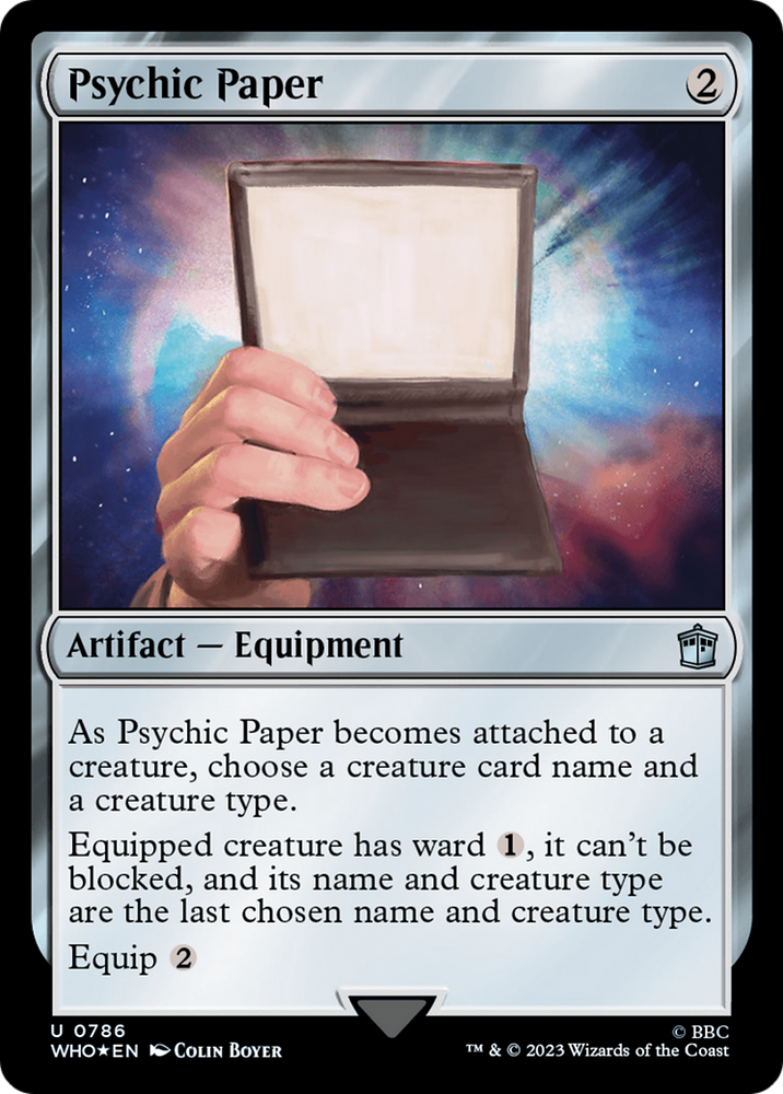 Psychic Paper (Surge Foil) [Doctor Who] 