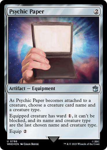 Psychic Paper (Surge Foil) [Doctor Who] 