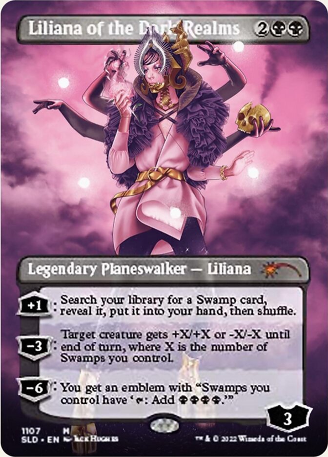 Liliana of the Dark Realms (Borderless) [Secret Lair Drop Series] 