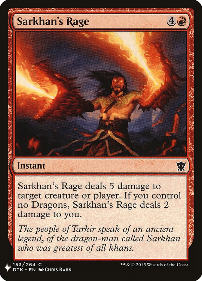 Sarkhan's Rage [Mystery Booster] 