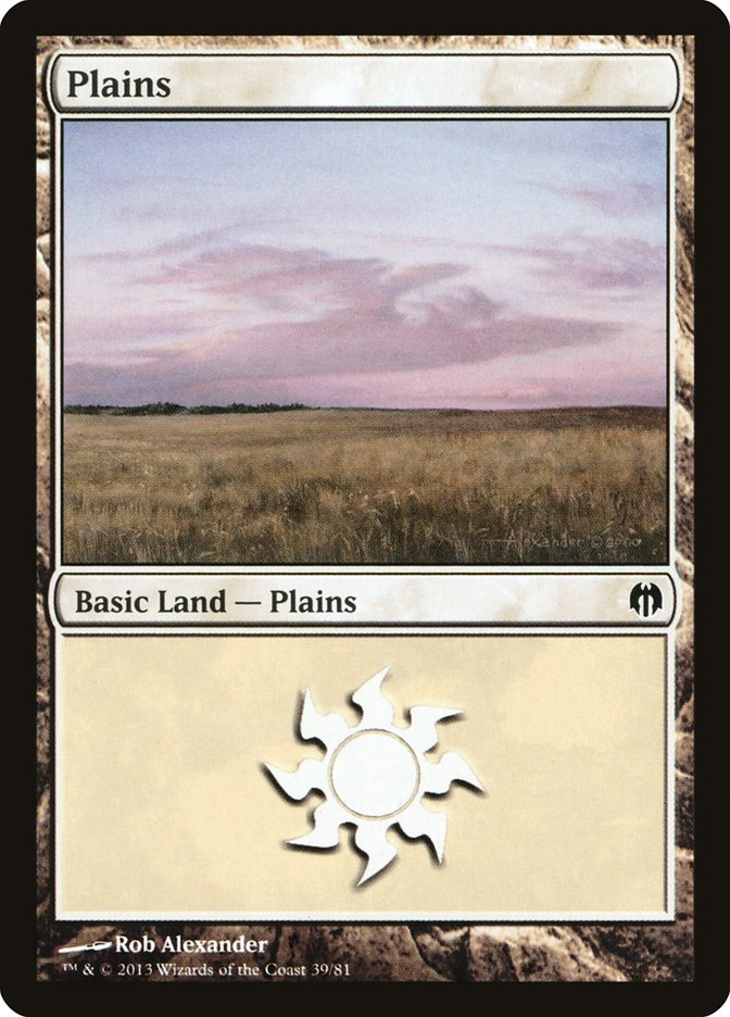 Plains (39) [Duel Decks: Heroes vs. Monsters] 