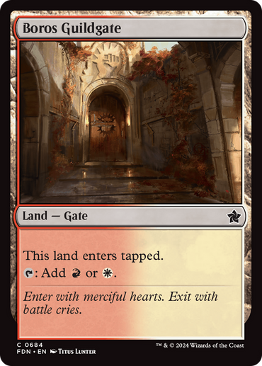 Boros Guildgate [Foundations] 