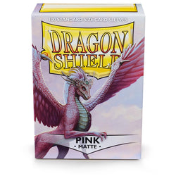 Dragon Shield: Standard 100ct Sleeves - Pink (Matte) 