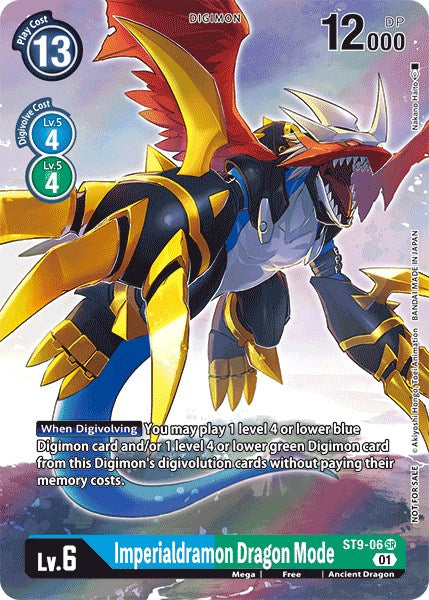 Imperialdramon Dragon Mode [ST9-06] (Alternative Art - Box Topper) [Digital Hazard] 