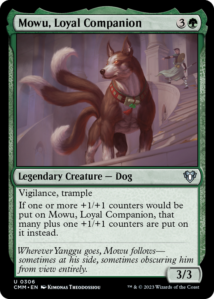 Mowu, Loyal Companion [Commander Masters] 