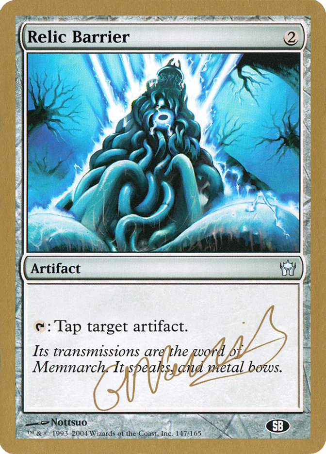 Relic Barrier (Gabriel Nassif) (SB) [World Championship Decks 2004] 