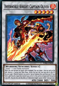 Infernoble Knight Captain Oliver [PHRA-EN038] Super Rare 