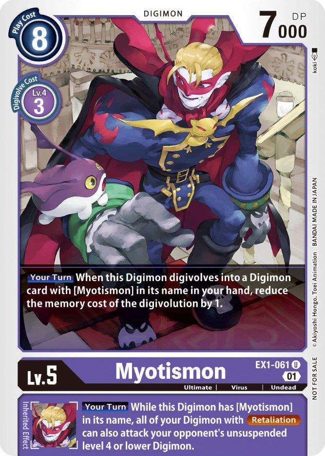 Myotismon [EX1-061] (Winner Pack X Record) [Classic Collection Promos] 