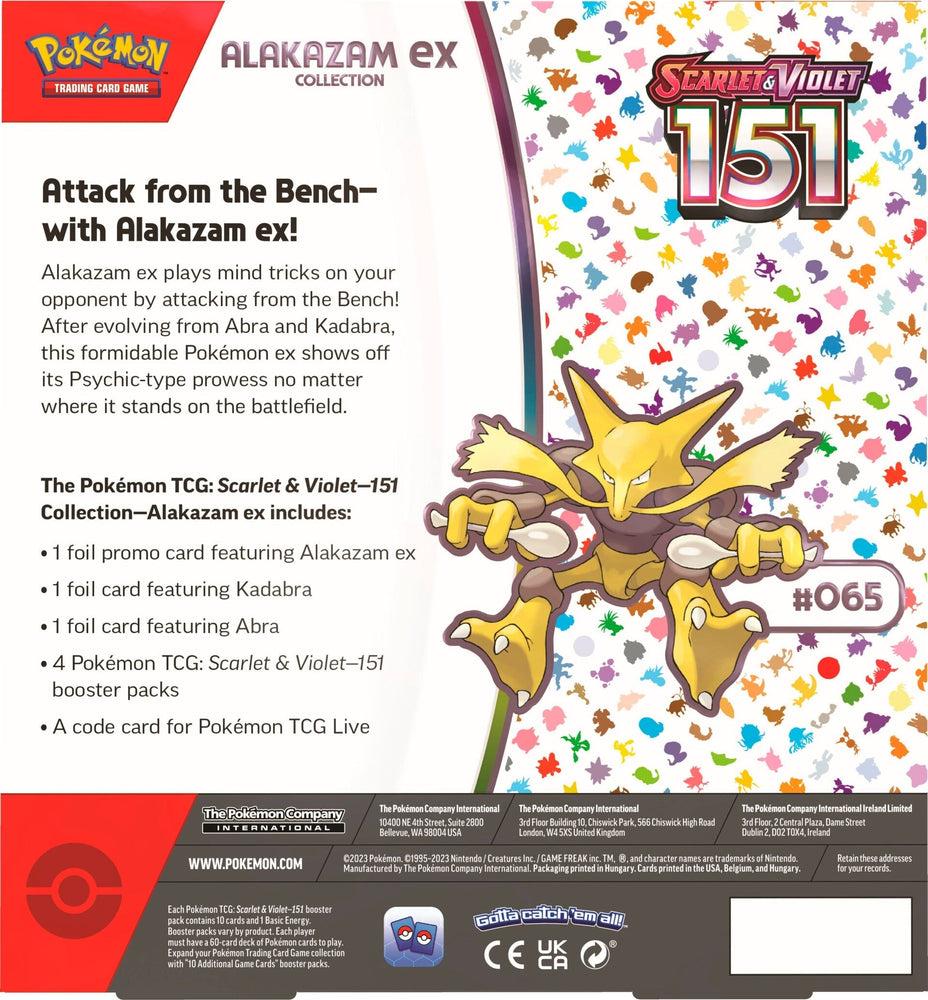 Scarlet & Violet: 151 - Alakazam ex Box - Espanol