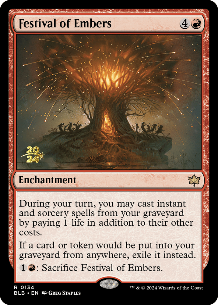 Festival of Embers [Bloomburrow Prerelease Promos]
