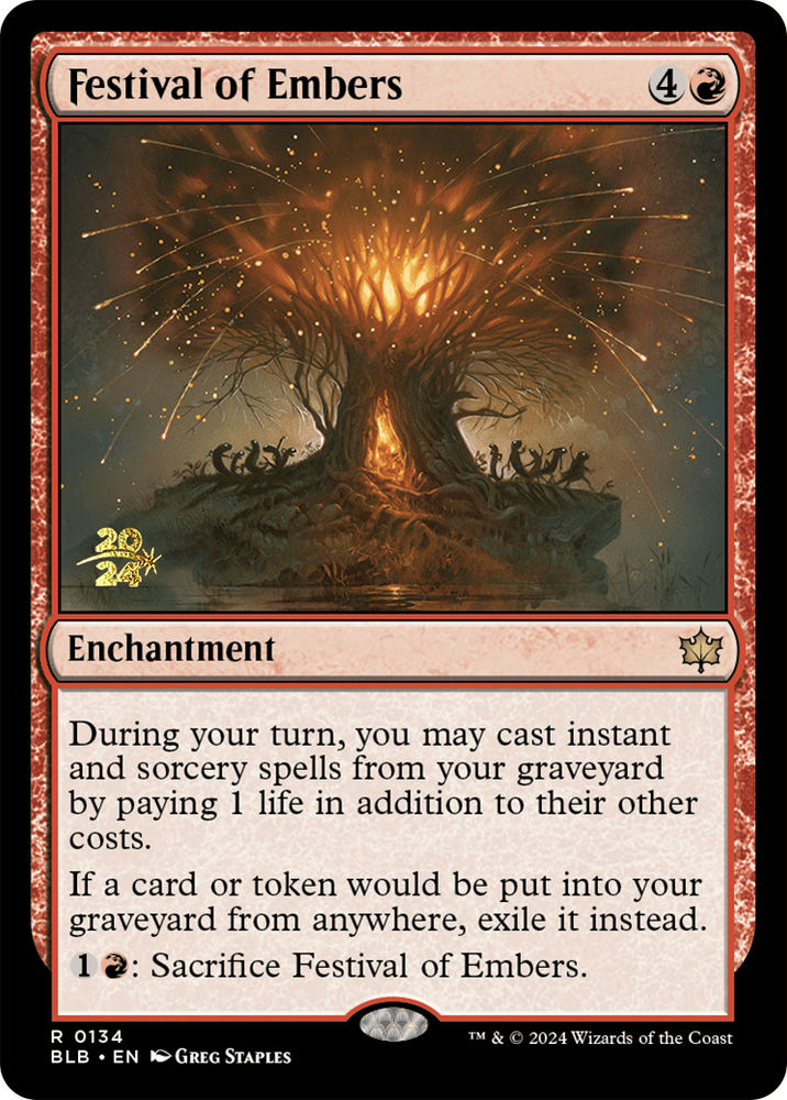 Festival of Embers [Bloomburrow Prerelease Promos] 