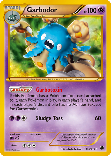 Garbodor (119/116) [Black &amp; White: Plasma Freeze] 
