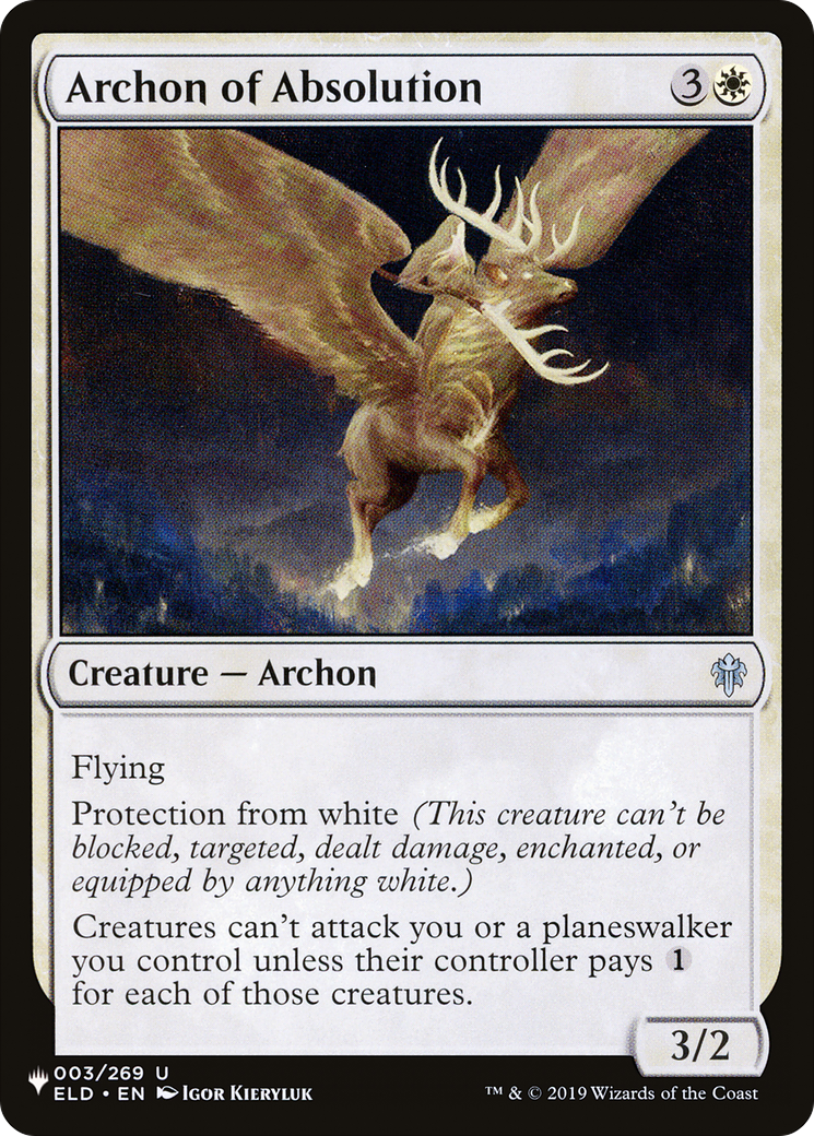 Archon of Absolution [The List Reprints] 