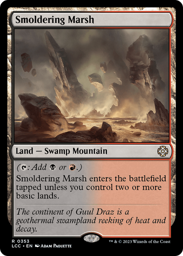 Smoldering Marsh [The Lost Caverns of Ixalan Commander] 