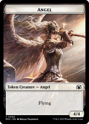 Eldrazi // Angel (4) Double-Sided Token [March of the Machine Commander Tokens] 