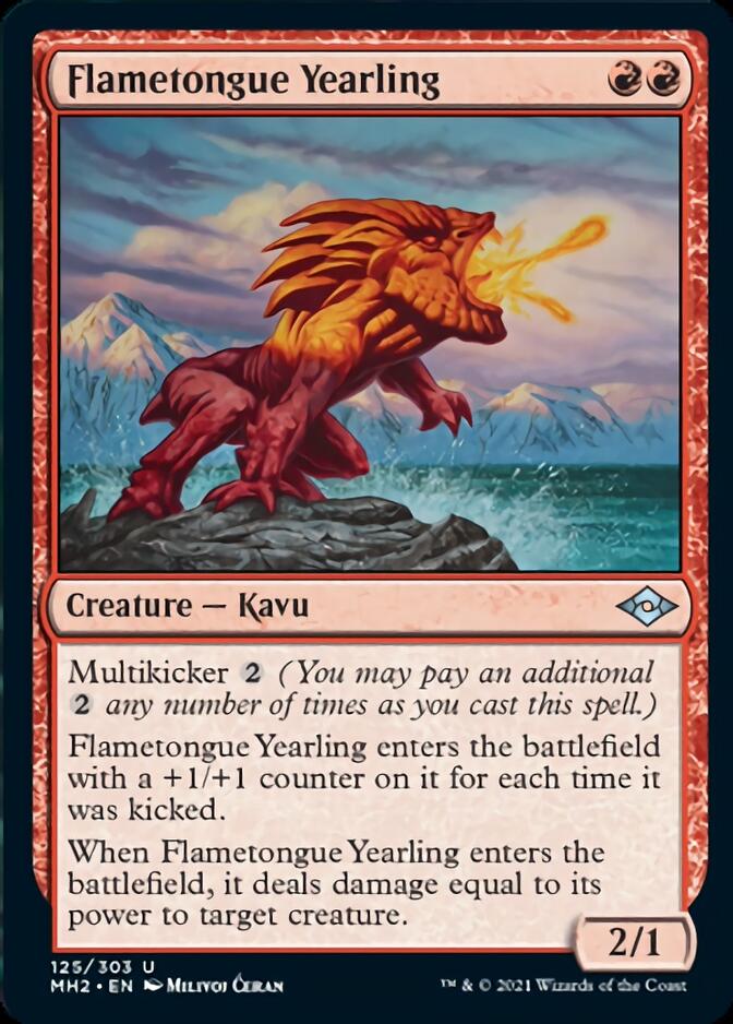 Flametongue Yearling [Modern Horizons 2] 