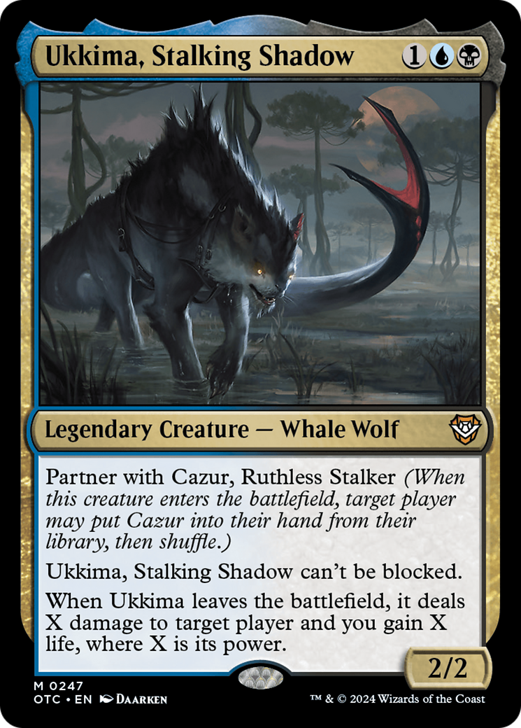 Ukkima, Stalking Shadow [Outlaws of Thunder Junction Commander] 