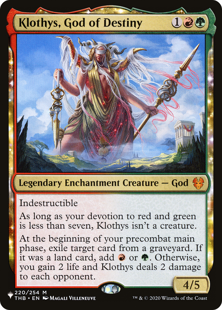 Klothys, God of Destiny [The List Reprints] 