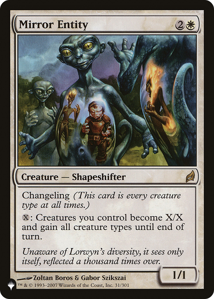 Mirror Entity (LRW) [The List] 