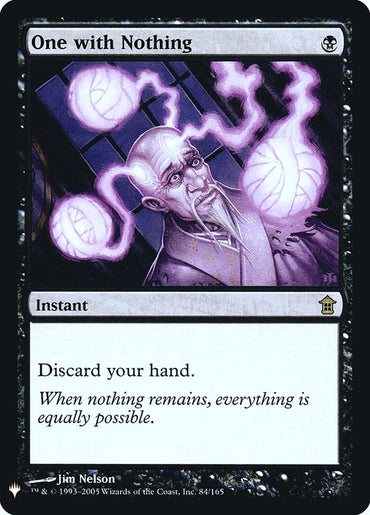 One with Nothing [Mystery Booster] 