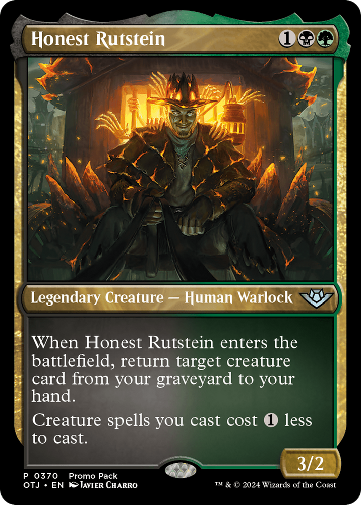 Honest Rutstein (Promo Pack) [Outlaws of Thunder Junction Promos] 