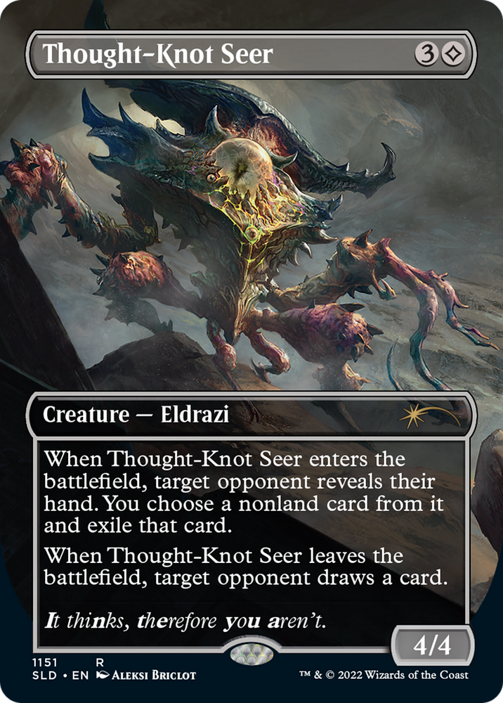 Thought-Knot Seer (1151) (Borderless) [Secret Lair Drop Series] 