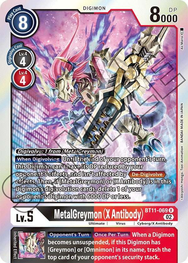 MetalGreymon (X Antibody) [BT11-069] [Dimensional Phase] 
