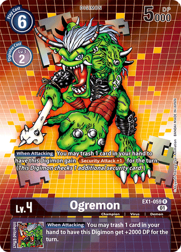 Ogremon [EX1-059] (Alternate Art) [Classic Collection] 