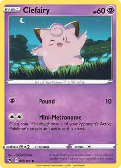 Clefairy (063/185) [Sword & Shield: Vivid Voltage] 