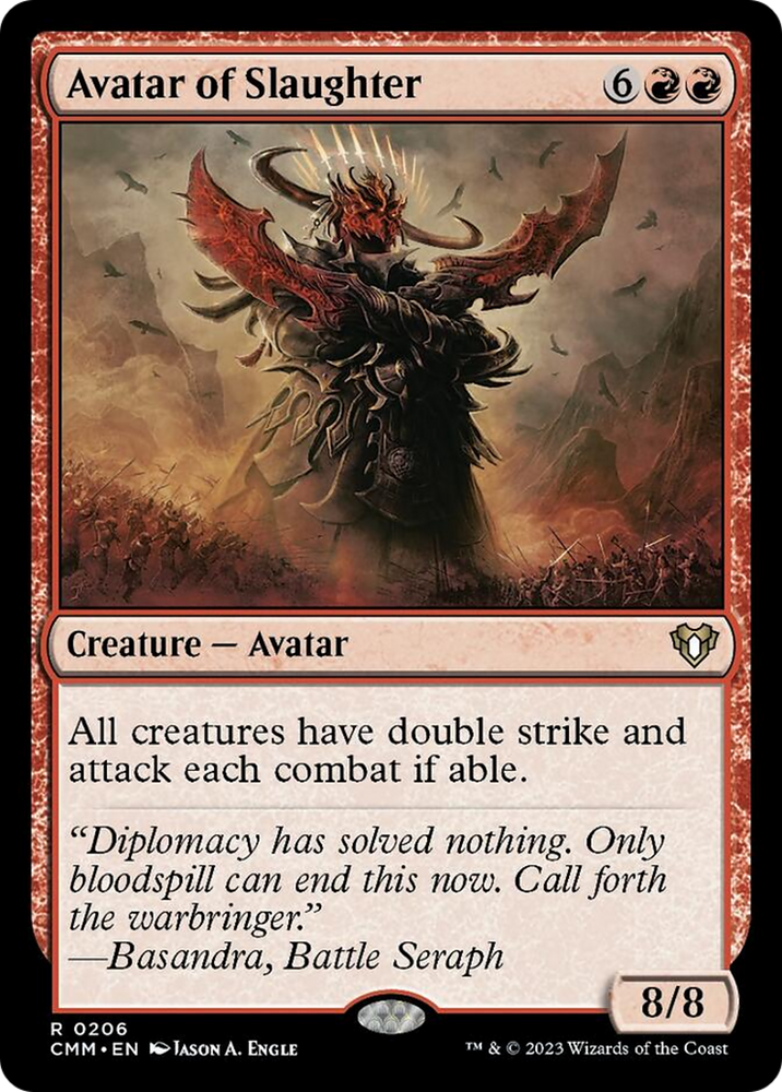 Avatar of Slaughter [Commander Masters] 