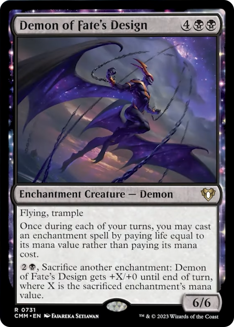 Demon of Fate's Design [Commander Masters] 