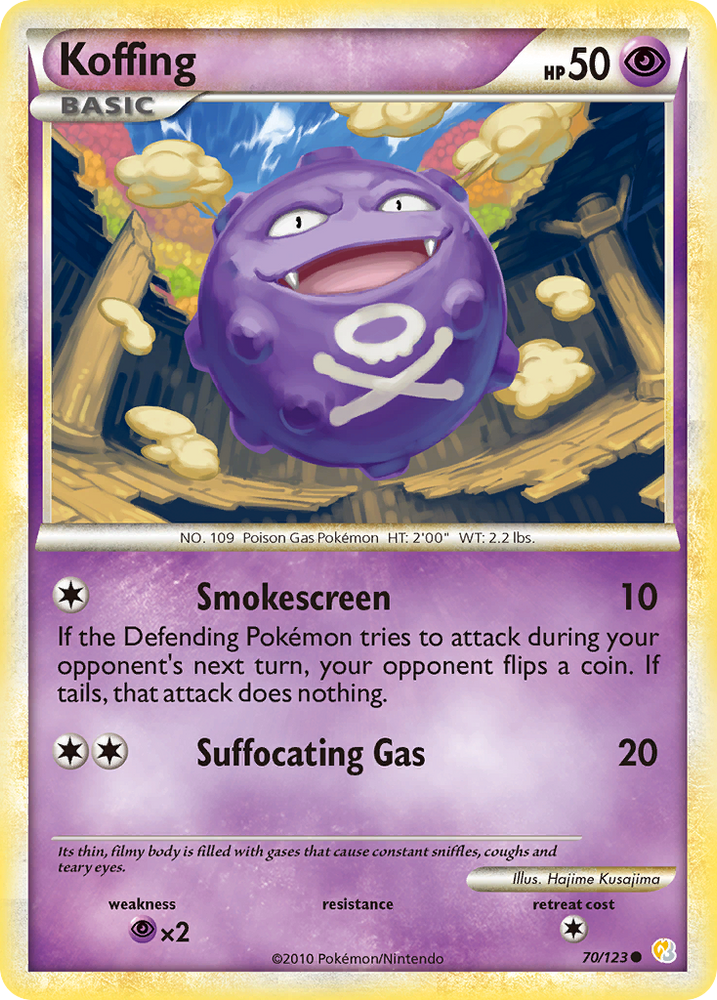 Koffing (70/123) [HeartGold &amp; SoulSilver: Base Set] 