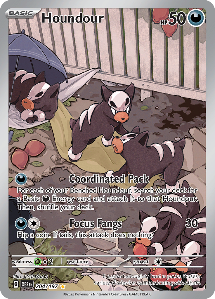 Houndour (204/197) [Scarlet & Violet: Obsidian Flames]