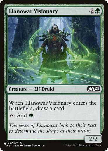 Llanowar Visionary [The List Reprints] 