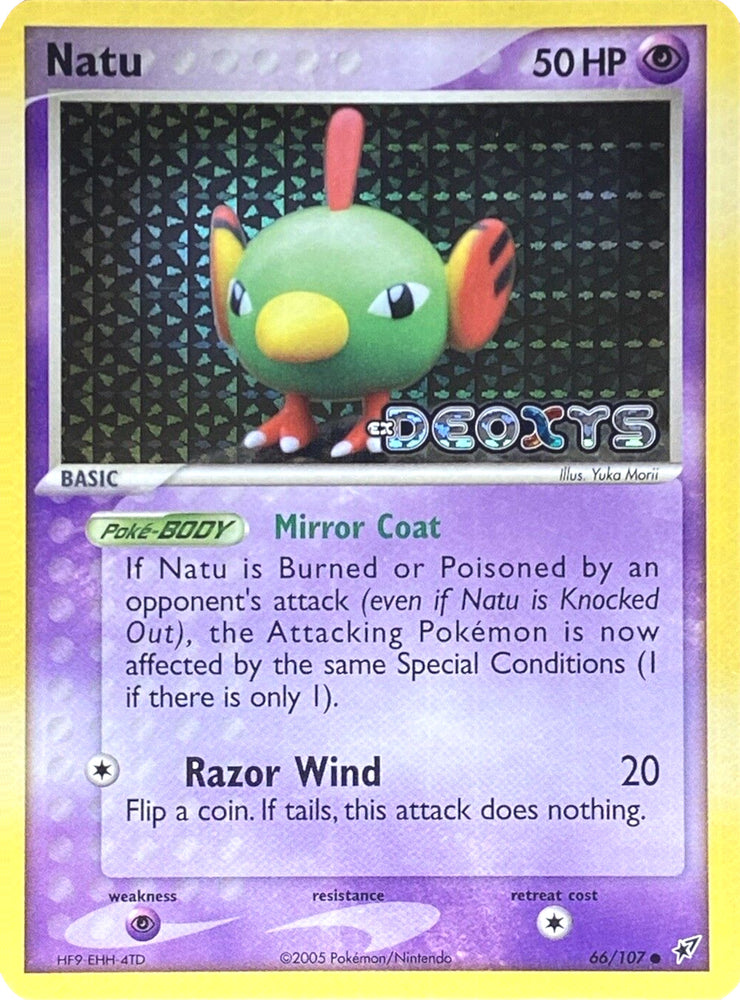 Natu (66/107) (Stamped) [EX: Deoxys] 