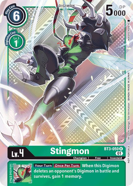 Stingmon [BT3-050] (Official Tournament Pack Vol.4) [Release Special Booster Promos] 