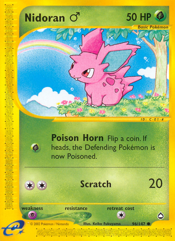 Nidoran (96/147) (Male) [Aquapolis] 