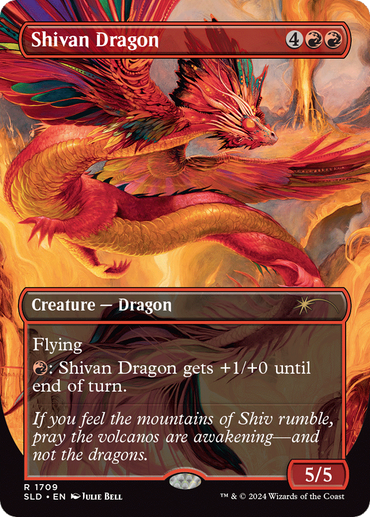 Shivan Dragon (Rainbow Foil) [Secret Lair Drop Series] 