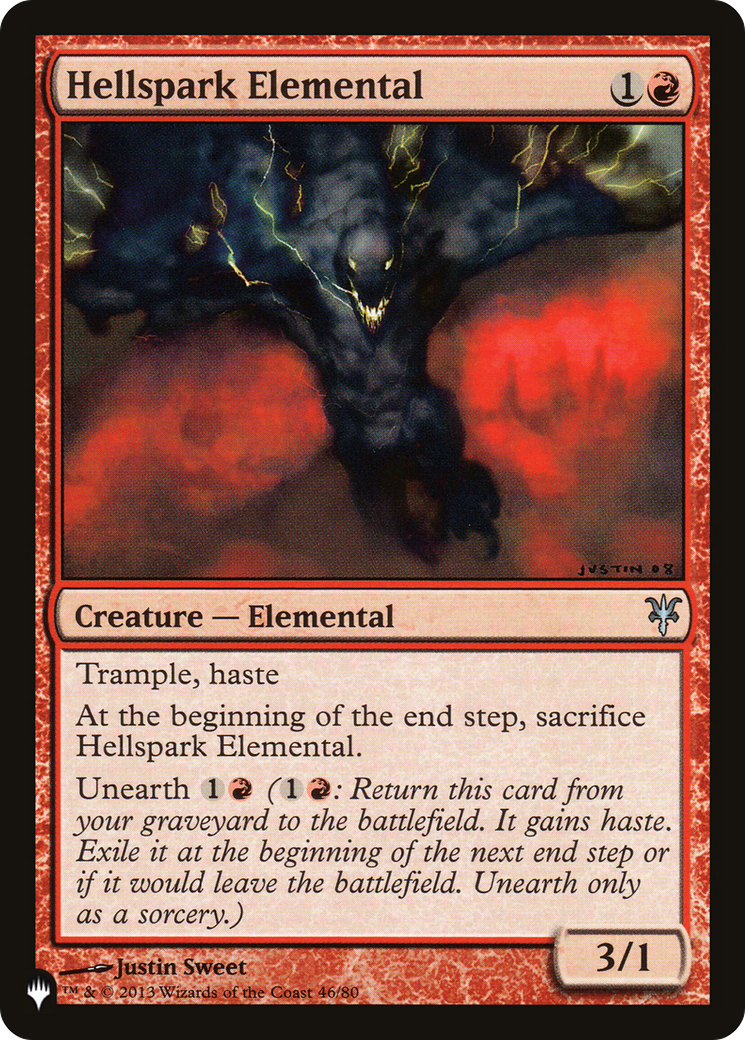 Hellspark Elemental [The List Reprints] 