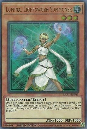 Lumina, Lightsworn Summoner [LART-EN045] Ultra Rare 