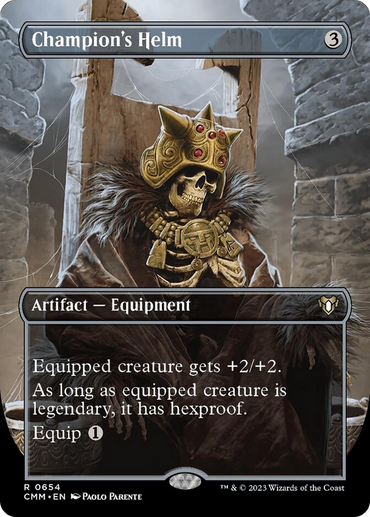 Champion's Helm (Borderless Alternate Art) [Commander Masters] 