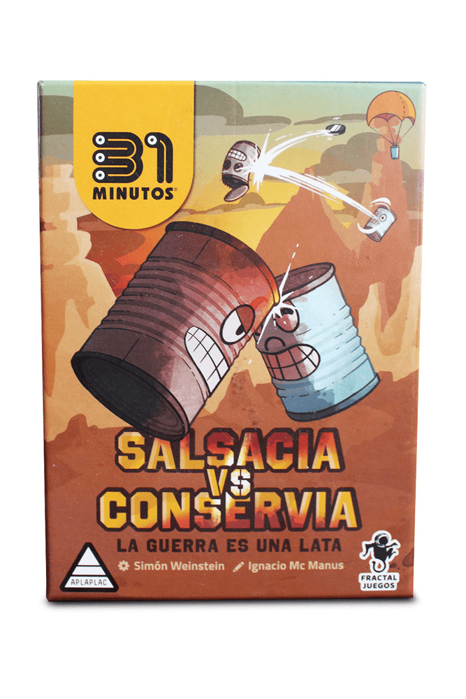 31 Minutos: Salsacia vs Conservia Juego de Mesa