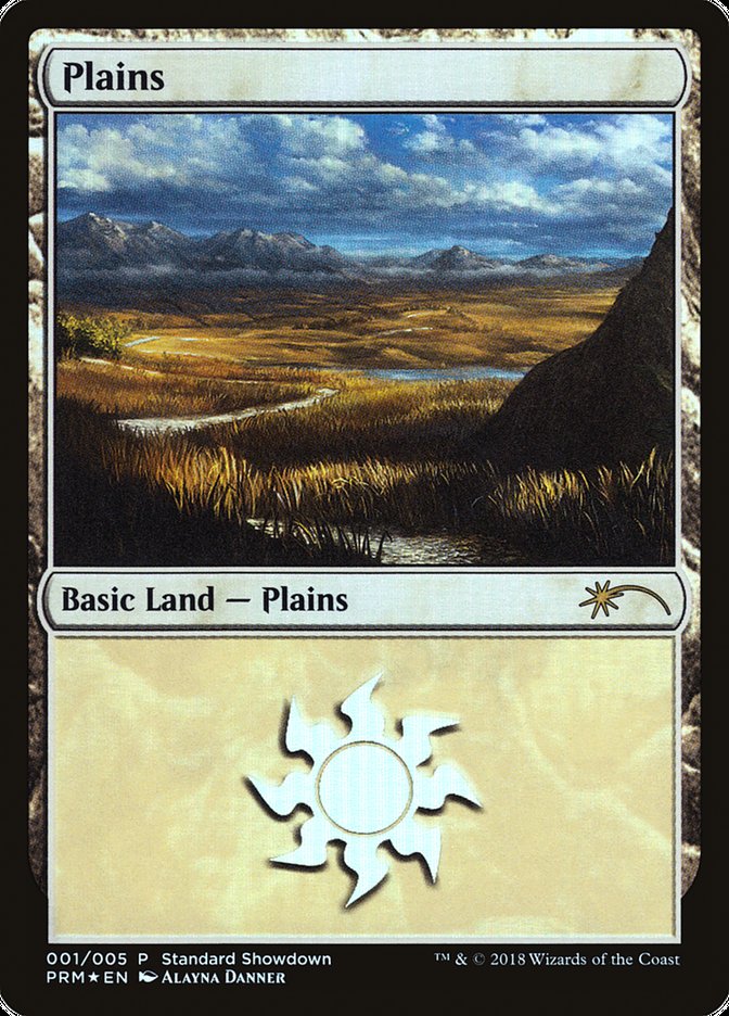 Plains (1) [Magic 2019 Standard Showdown] 