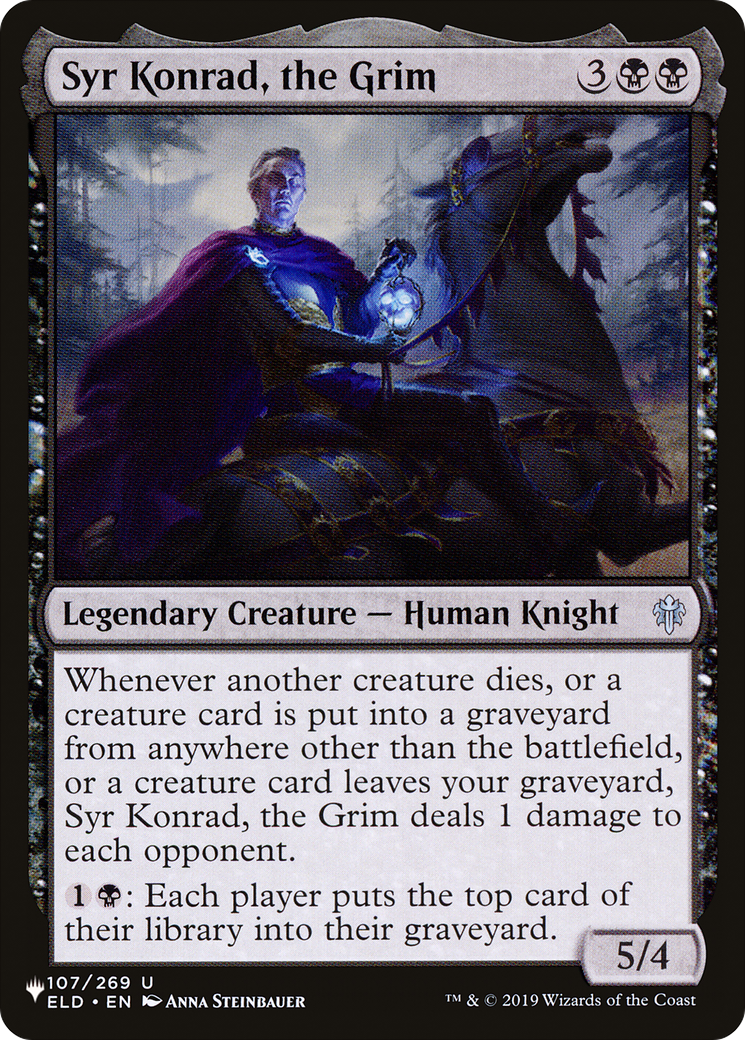 Syr Konrad, the Grim [The List] 