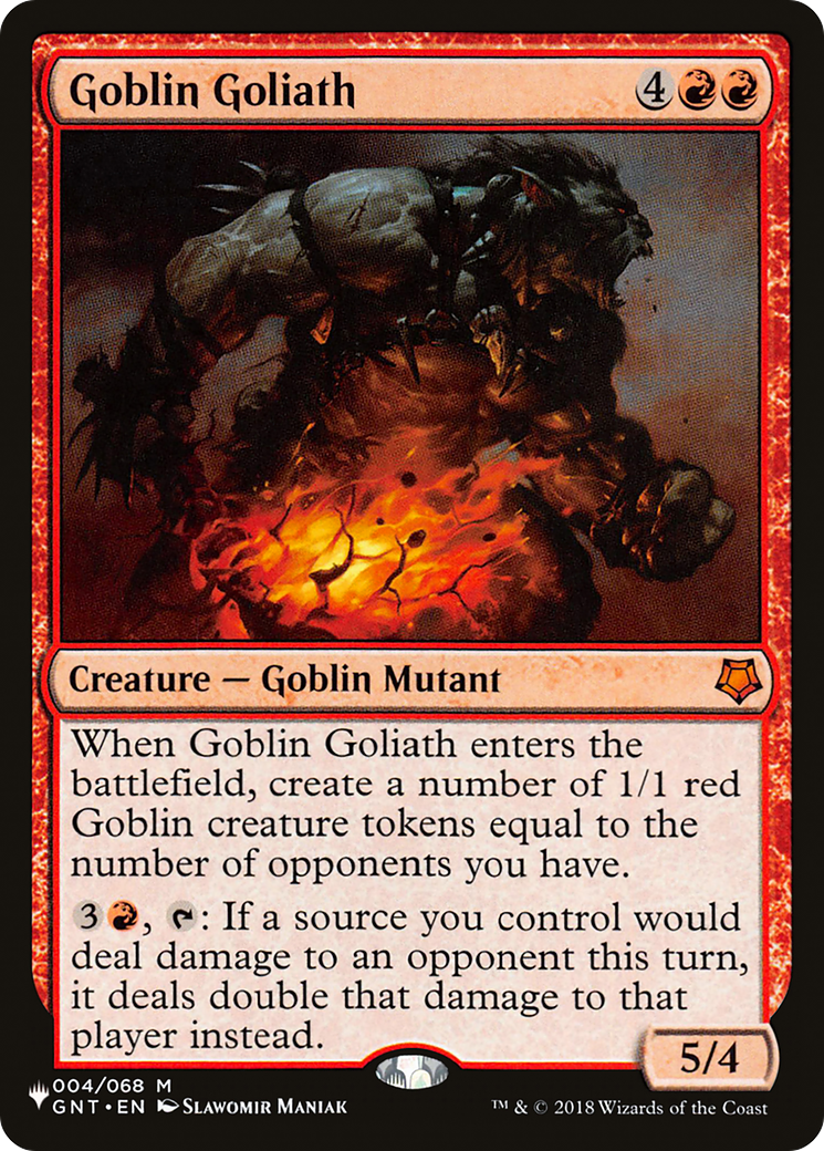 Goblin Goliath [The List Reprints] 