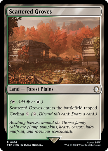 Scattered Groves (Surge Foil) [Fallout] 