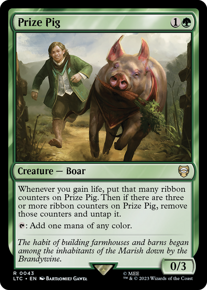 Prize Pig [The Lord of the Rings: Tales of Middle-Earth Commander] 